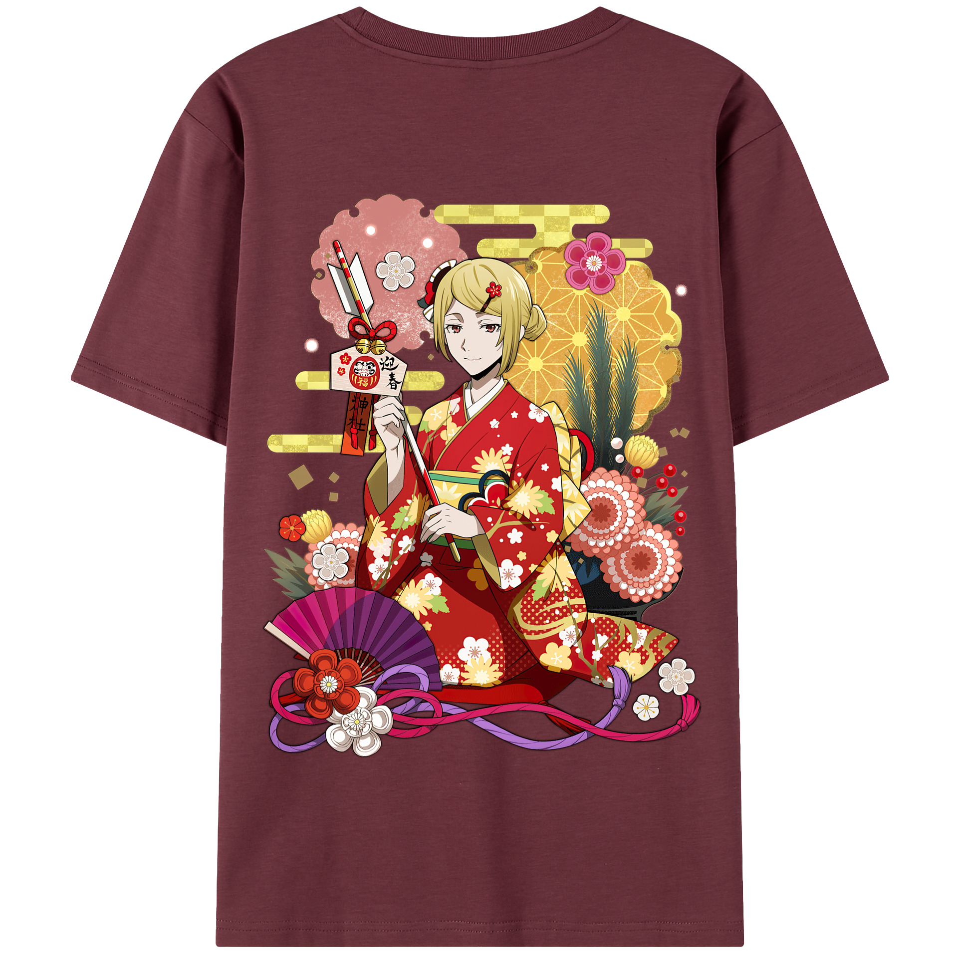 （画像用） 文豪ストレイドッグス Bungo Stray Dogs 綿100％半袖Tシャツ（背面プリント）